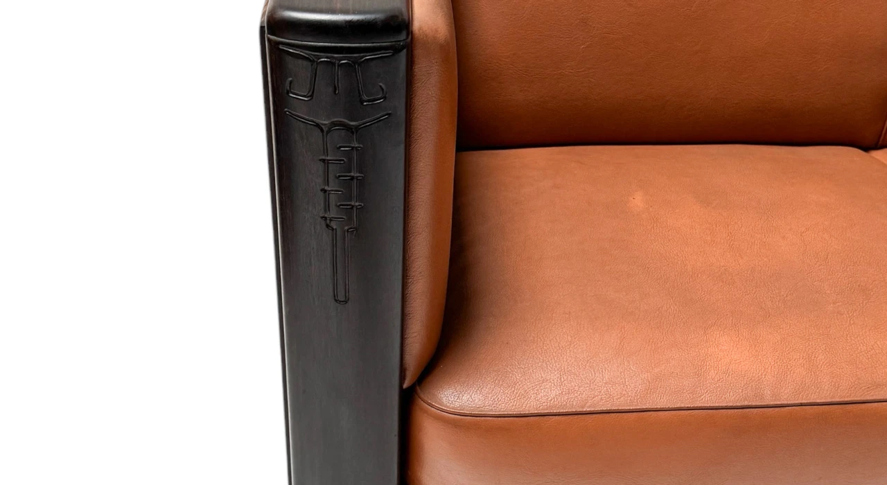 Art Deco Amsterdamse School Bench by Daniêl van Dorp for Gebroeders Reens